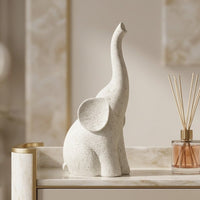 Nordic Abstract Elephant Figurine for Living Room Decor