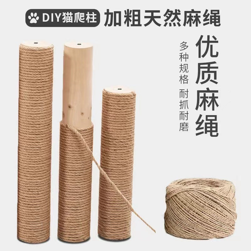 Cat Tree Scratching Post Replacement Sisal Hemp Rope Pillar for DIY Cat Tower