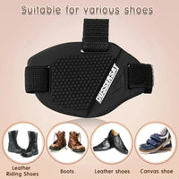 Motorcycle Gear Shift Pad Protector Anti-Slip Honeycomb Shoe Cover