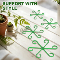 Adjustable Plant Support Rings for Garden and Potted Plants