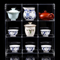 Acrylic Display Case for Blind Box Figures, Mugs, and Teaware - Multi-Grid Organizer