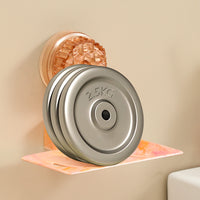 Wall-Mounted Soap Dish with Drainage, Punch-Free, Portable, Multi-functional
