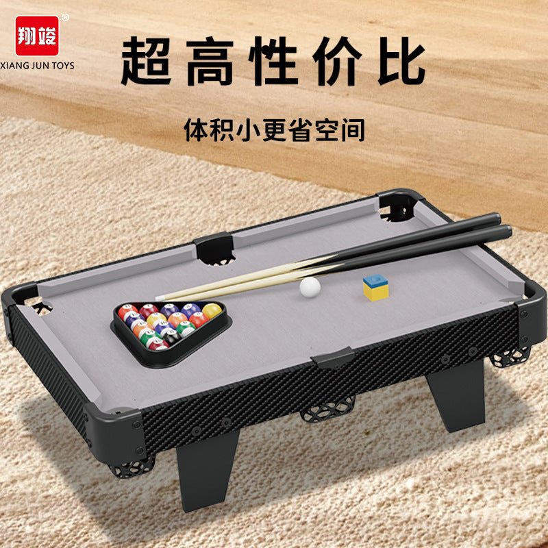 Xiangjun Mini Pool Table for Kids and Adults, Indoor Family Game, Two-Player Billiards Table