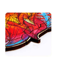 Irregular Wooden Jigsaw Puzzle for Adults and Kids, Stress Relief Brain Teaser Toy