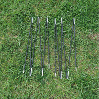 Tent Pole Replacement Kit for Outdoor Camping, Single/Double/3-4 Person Aluminum Alloy Support Rods