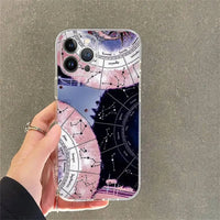 Tarot Card Clear Phone Case for iPhone 15 Series