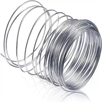 304 Stainless Steel Single Strand Hard Wire for Crafting and Shaping, High Elasticity