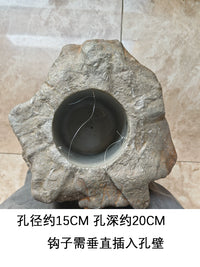 Simulated Stone Landscaping Resin Moss Stone, Artificial Plastic Fake Props, Large Fiberglass Ornaments for Decoration
