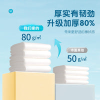 Disposable Compressed Cotton Bath Towels for Travel and Hotel Use, Individually Wrapped