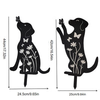 Metal Animal Garden Stake Outdoor Yard Lawn Art Decor