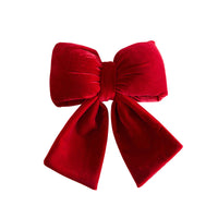 Velvet Bowknot Christmas New Year Wedding Decoration