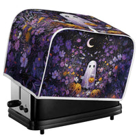 Halloween Pumpkin Ghost Toaster Cover Dust-proof Appliance Protector