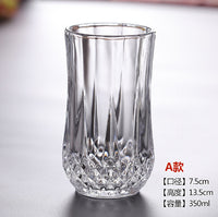Diamond Pattern Whiskey Glass Tumbler for Bar, KTV, and Home Use