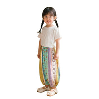 Kids' Summer Ethnic Style Mosquito Repellent Harem Pants