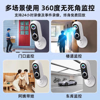 Wireless Outdoor/Indoor Security Camera with Remote Monitoring and Night Vision