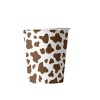 Farm Cow Theme Party Supplies Set - Tablecloth, Banner, Straws, Cutlery