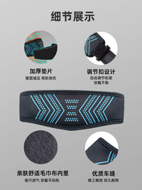 Patella Stabilizer Knee Strap for Running, Cycling, and Sports - Adjustable Compression Knee Support for Joint Protection