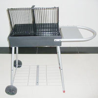 Foldable Outdoor Charcoal BBQ Grill with Flip Net for Home and Camping
