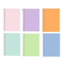 Macaron Color Coil-Bound Sketchbook for Artists, Portable A5/A6 Marker Paper Notebook