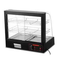 Commercial Food Warmer Display Cabinet for Tarts, Chestnuts, Bread, and Beverages