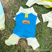 Pet Cooling Four-Legged Jumpsuit for Dogs and Cats, Ice Silk Mesh Sun Protection Apparel