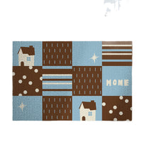Korean Style PVC Loop Pile Entrance Mat for Entryway and Hallway - Non-Slip and Easy to Clean