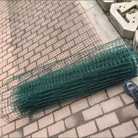 Green PVC Coated Welded Wire Mesh Fence for Garden, Poultry, and Balcony