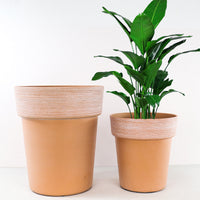 Summit Resin Imitation Ceramic Planter Pot for Vegetables and Flowers