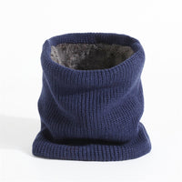 Winter Knitted Fleece Lined Neck Warmer Scarf for Cold Weather