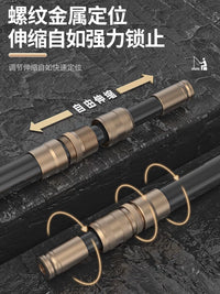 Camping Carbon Fiber Fishing Landing Net Set - Ultralight Telescopic Pole for Big Fish