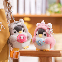 Positive Energy Penguin Plush Keychain Backpack Charm