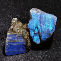 Natural Labradorite Raw Stone Specimen for Diffuser, Decoration, and Collection