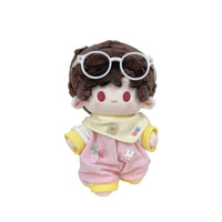 Cotton Doll Jumpsuit Outfit for 10cm/20cm Plush Dolls