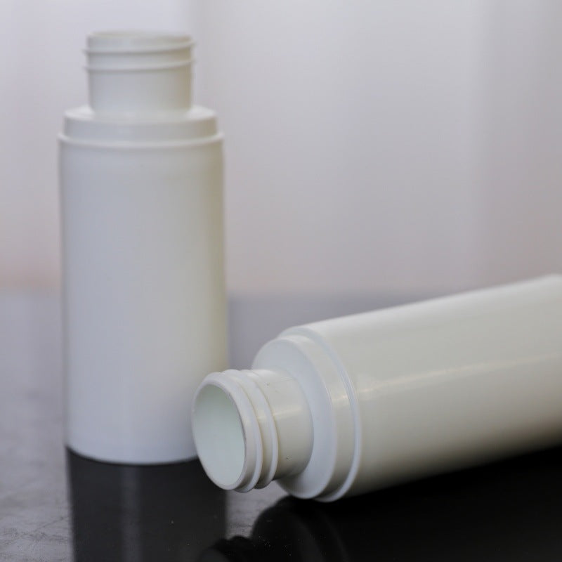 30ml White Double-Layer Travel Refillable Plastic Bottle with Inner Liner for Liquids, Sprays, and Dispensing