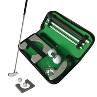 Golf Putting Practice Set with Leather Bag