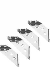 Stainless Steel Corner Brace with Screws for Furniture Connection and Support