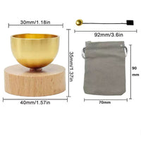 Dopamine Entryway Wind Chime, Healing Brass Bell for Doors, Refrigerators, Shops, Yoga, and Meditation