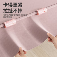 Bed Sheet Fasteners Quilt Cover Clips Non-Slip Duvet Corner Holders Set