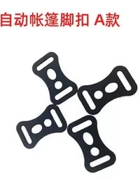 Tent Canopy Pole Base Plate Foot Buckle Connector for Outdoor Camping