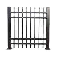 Zinc Steel Fence Panel for Villa Balcony Garden Outdoor Anti-Climb Railing