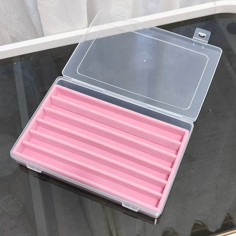 Stackable Velvet Jewelry Organizer Box for Rings, Earrings, Necklaces, Bracelets, and Pendants