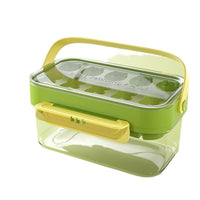 Summer Household Quick Release Ice Cube Tray with Storage Box and Scoop, Non-Stick Food-Grade Silicone Ice Mold with Anti-Slip Base