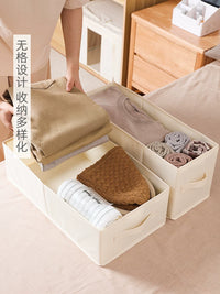 Closet Clothes Organizer with Dividers for T-Shirts and Garments