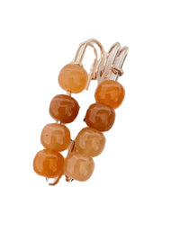Natural Aventurine Jade Brooch Pin for Cheongsam Hanfu Cardigan