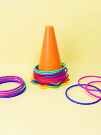 Kids Ring Toss Game Set for Parent-Child Interaction and Educational Sensory Training