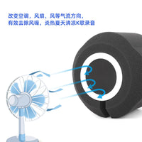 Microphone Isolation Shield Foam Cover for Vocal Recording and Wind Noise Reduction