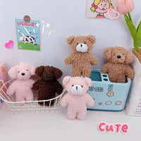 Cute Teddy Bear & Puppy Plush Keychain Pendant for Bags and Accessories