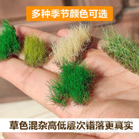 Self-Adhesive Static Grass Tufts for Dioramas and Model Scenery, 12/16mm Tall