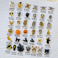 Halloween Nail Art Alloy Charms Skull Pumpkin Spider Ghost Designs