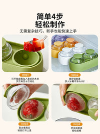 Modern Housewife Large Spherical Ice Cube Mold for Whiskey and Drinks, Press-Release Design